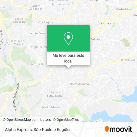 Alpha Express mapa