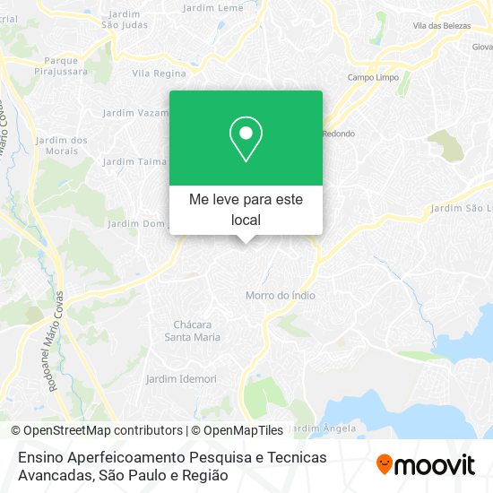 Ensino Aperfeicoamento Pesquisa e Tecnicas Avancadas mapa