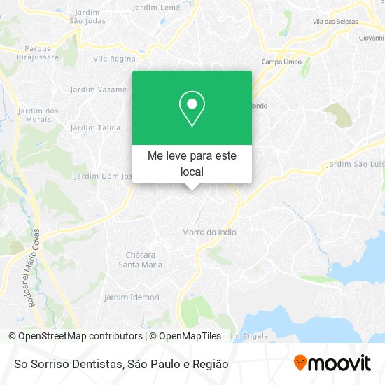 So Sorriso Dentistas mapa