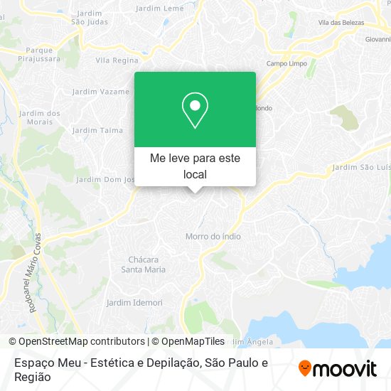 Espaço Meu - Estética e Depilação mapa