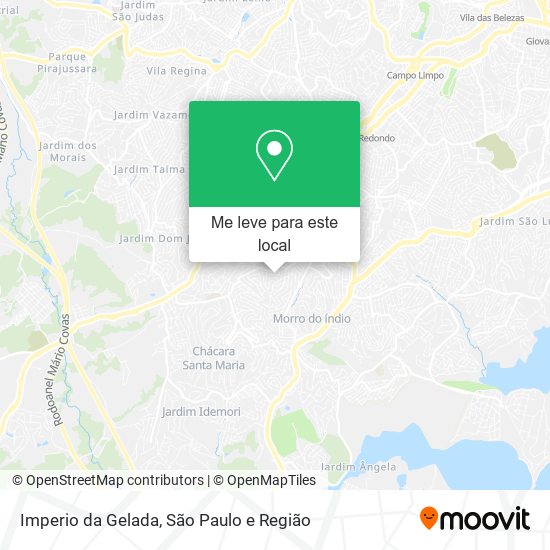 Imperio da Gelada mapa