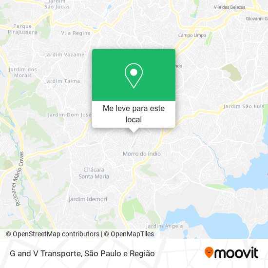 G and V Transporte mapa