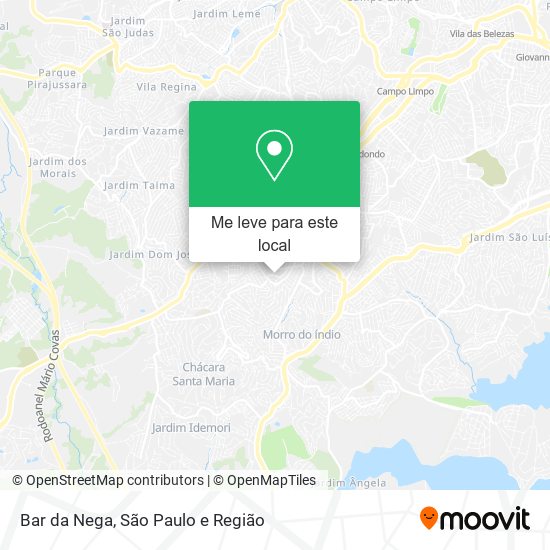 Bar da Nega mapa