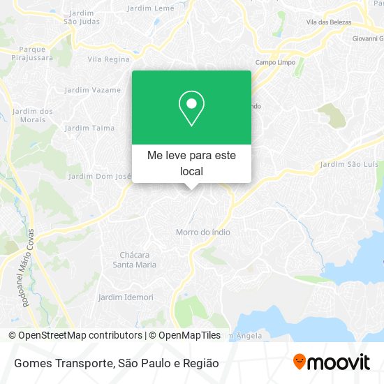 Gomes Transporte mapa