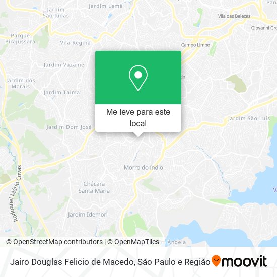 Jairo Douglas Felicio de Macedo mapa