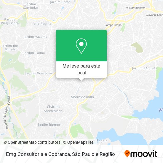 Emg Consultoria e Cobranca mapa
