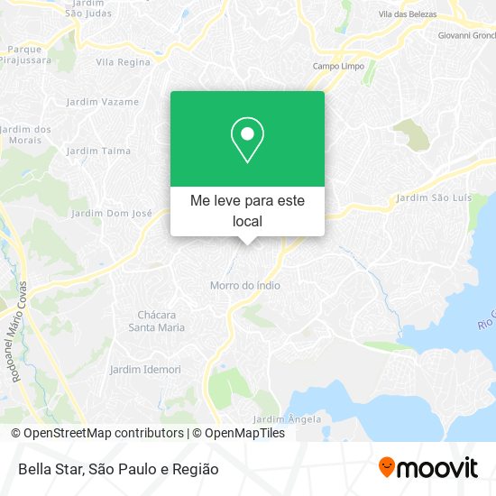 Bella Star mapa