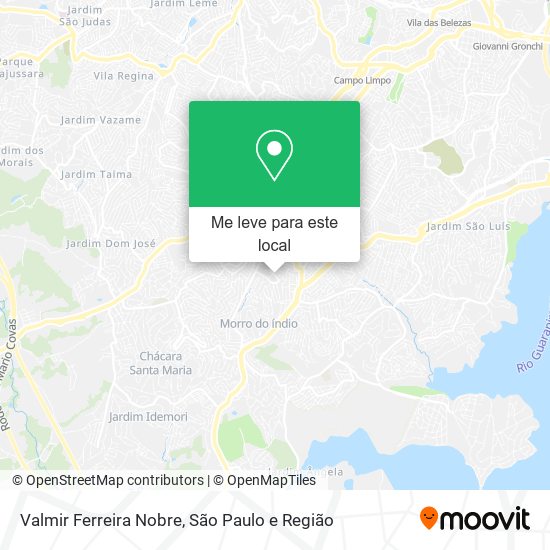 Valmir Ferreira Nobre mapa