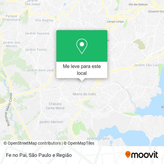 Fe no Pai mapa