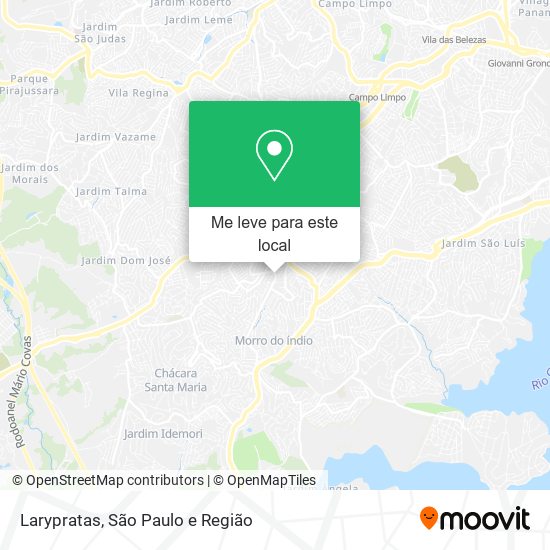 Larypratas mapa