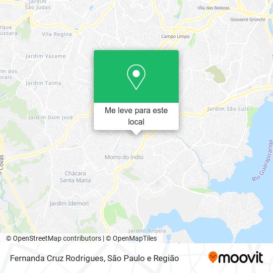 Fernanda Cruz Rodrigues mapa