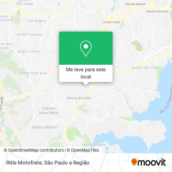 Ritle Motofrete mapa