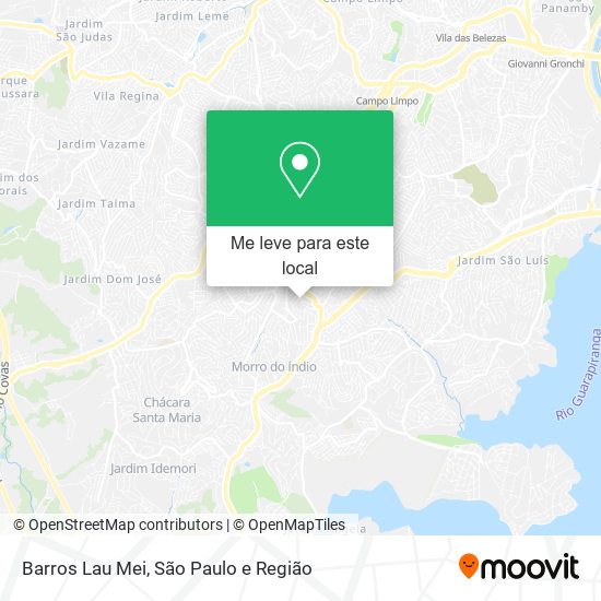 Barros Lau Mei mapa