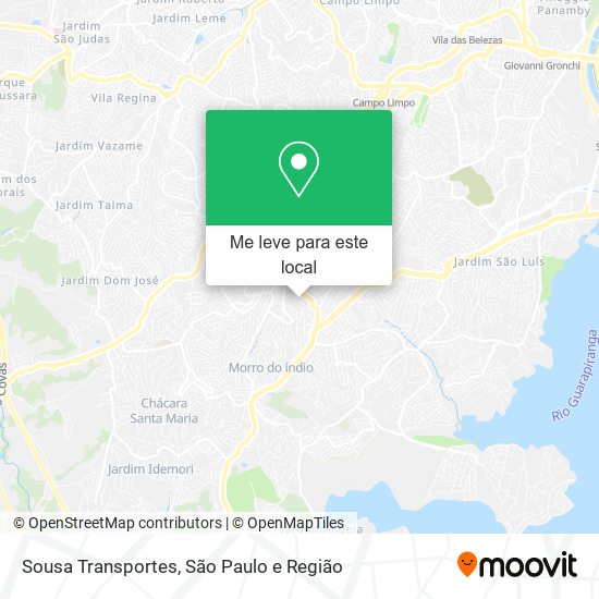 Sousa Transportes mapa