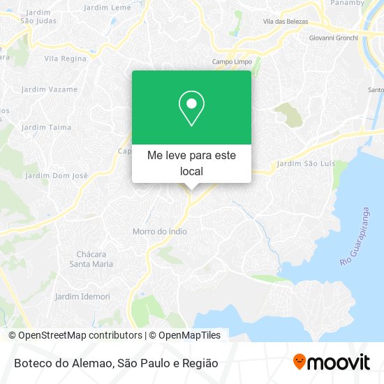 Boteco do Alemao mapa