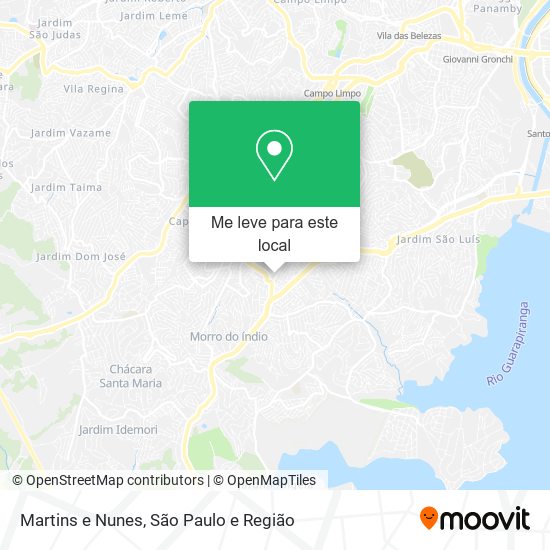 Martins e Nunes mapa