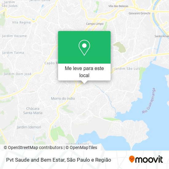 Pvt Saude and Bem Estar mapa
