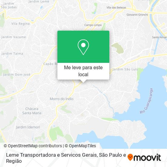 Leme Transportadora e Servicos Gerais mapa