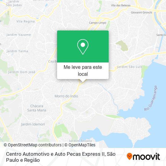 Centro Automotivo e Auto Pecas Express II mapa