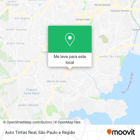 Auto Tintas Real mapa