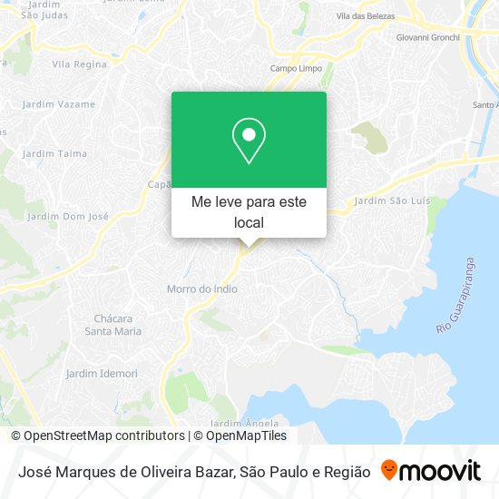 José Marques de Oliveira Bazar mapa