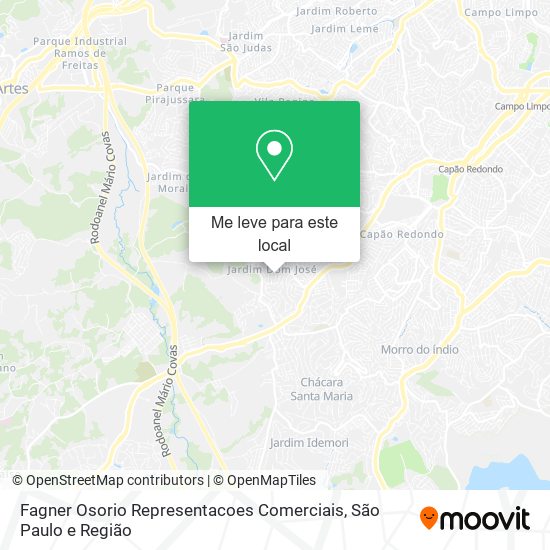 Fagner Osorio Representacoes Comerciais mapa