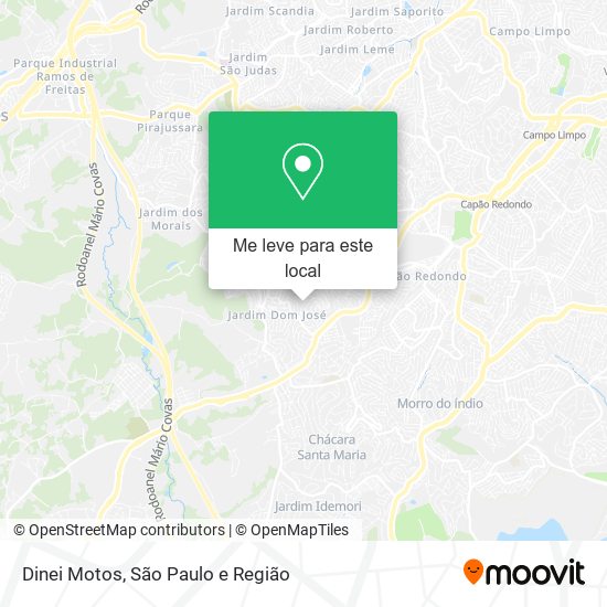 Dinei Motos mapa