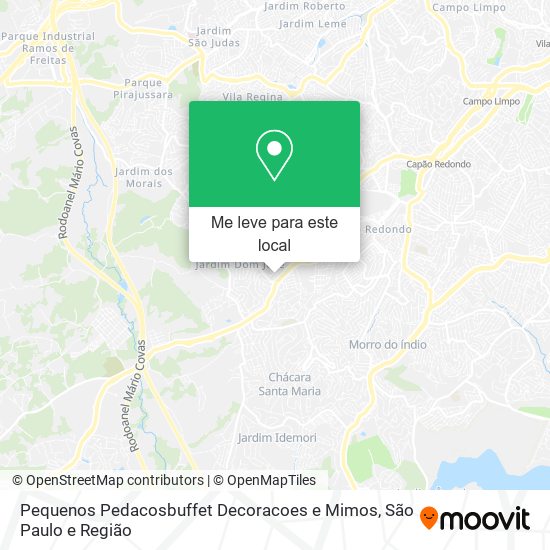 Pequenos Pedacosbuffet Decoracoes e Mimos mapa