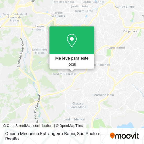 Oficina Mecanica Estrangeiro Bahia mapa