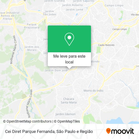 Cei Diret Parque Fernanda mapa
