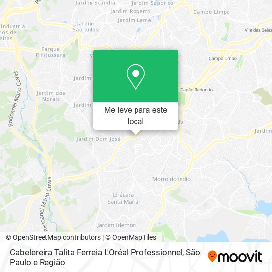 Cabelereira Talita Ferreia L'Oréal Professionnel mapa