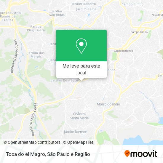 Toca do el Magro mapa