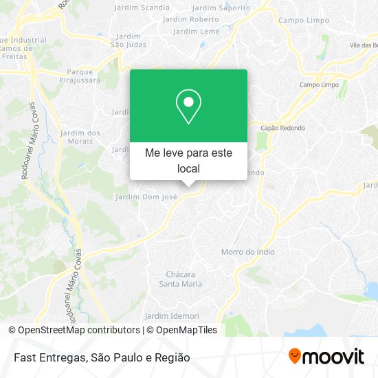 Fast Entregas mapa