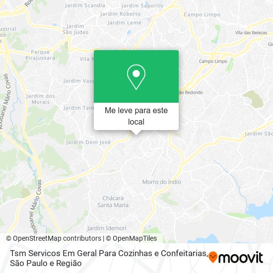 Tsm Servicos Em Geral Para Cozinhas e Confeitarias mapa