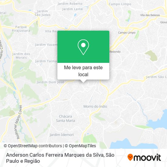 Anderson Carlos Ferreira Marques da Silva mapa