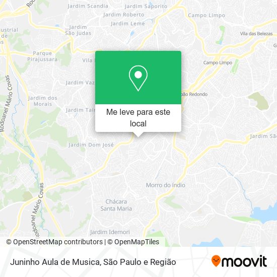 Juninho Aula de Musica mapa