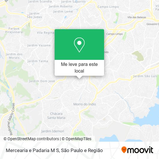 Mercearia e Padaria M S mapa