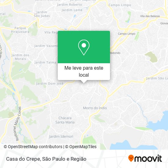 Casa do Crepe mapa