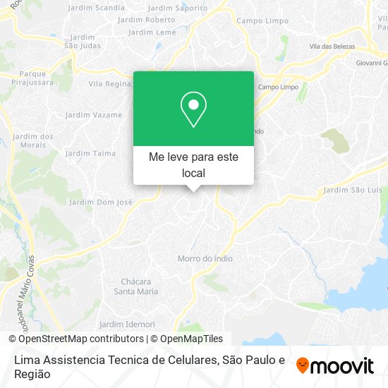 Lima Assistencia Tecnica de Celulares mapa
