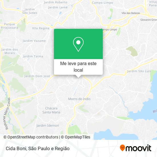 Cida Boni mapa