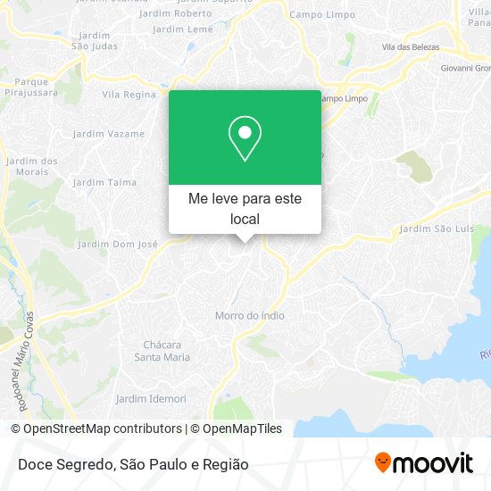 Doce Segredo mapa
