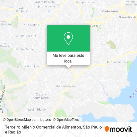 Terceiro Milenio Comercial de Alimentos mapa