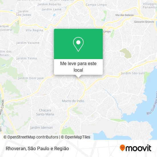 Rhoveran mapa