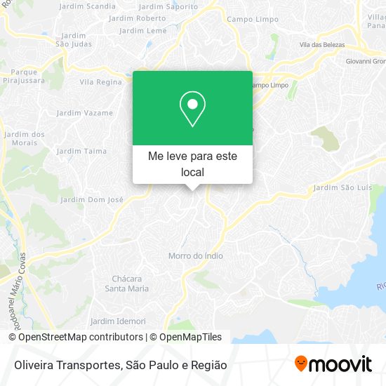 Oliveira Transportes mapa