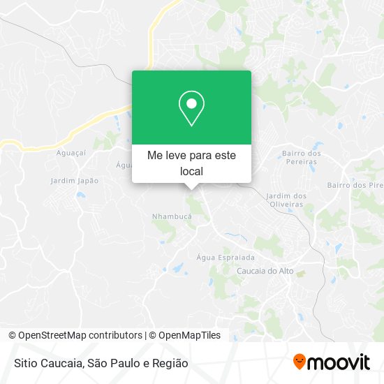 Sitio Caucaia mapa