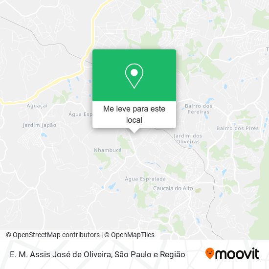 E. M. Assis José de Oliveira mapa