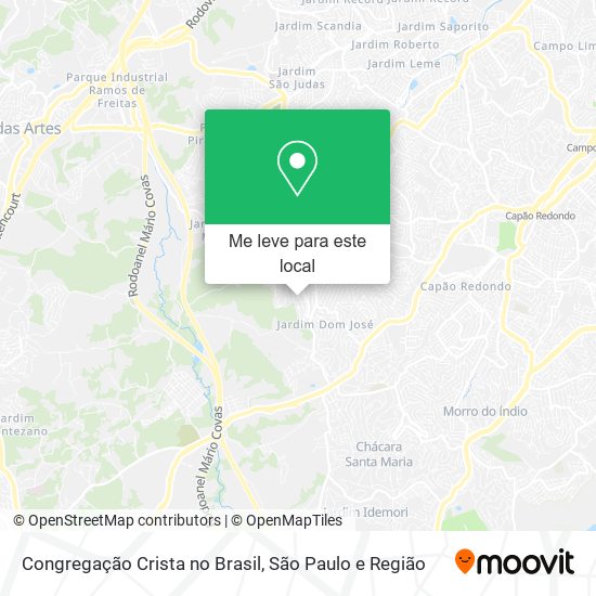 Congregação Crista no Brasil mapa