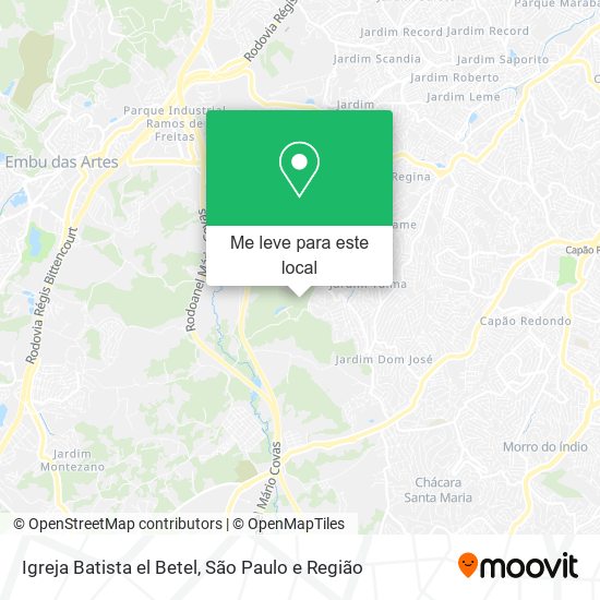 Igreja Batista el Betel mapa
