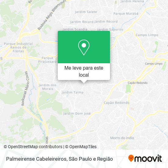 Palmeirense Cabeleireiros mapa