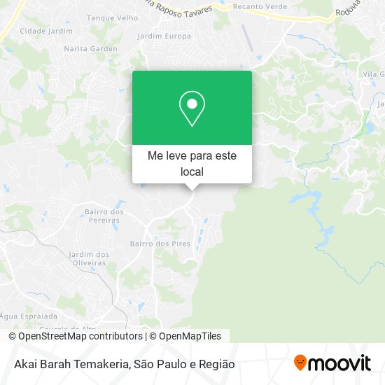 Akai Barah Temakeria mapa